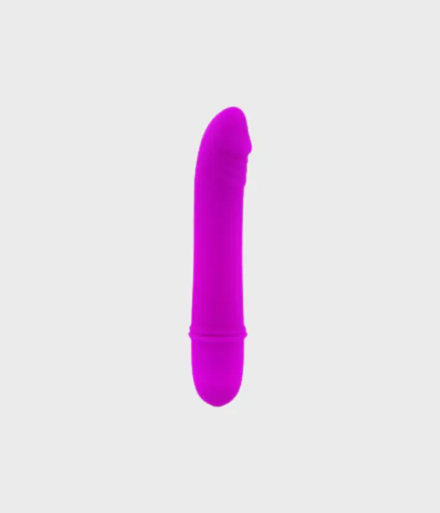 Mini vibrador Pretty Love Beck en color fucsia, vista frontal