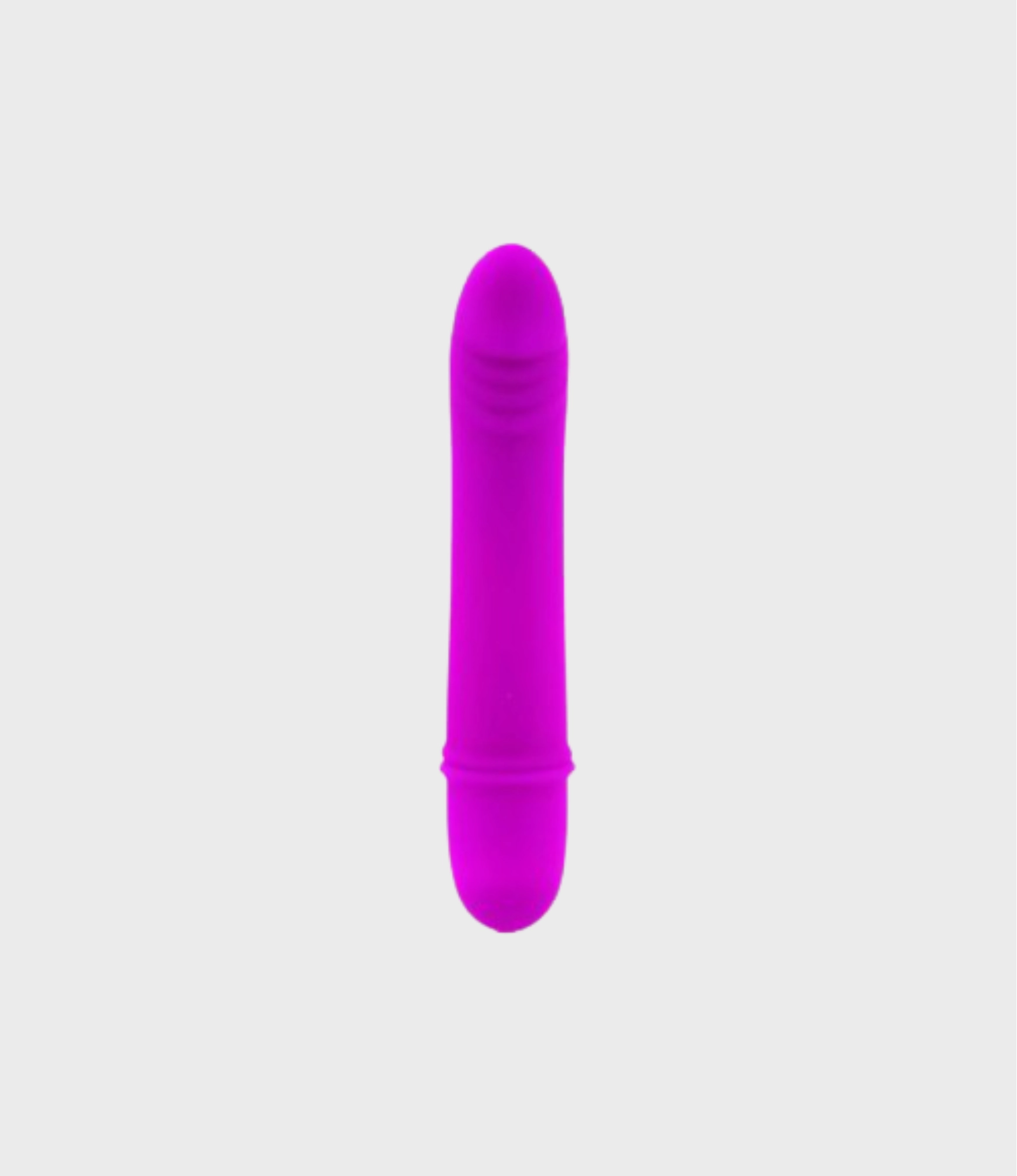 Mini vibrador Pretty Love Beck fucsia, vista de perfil