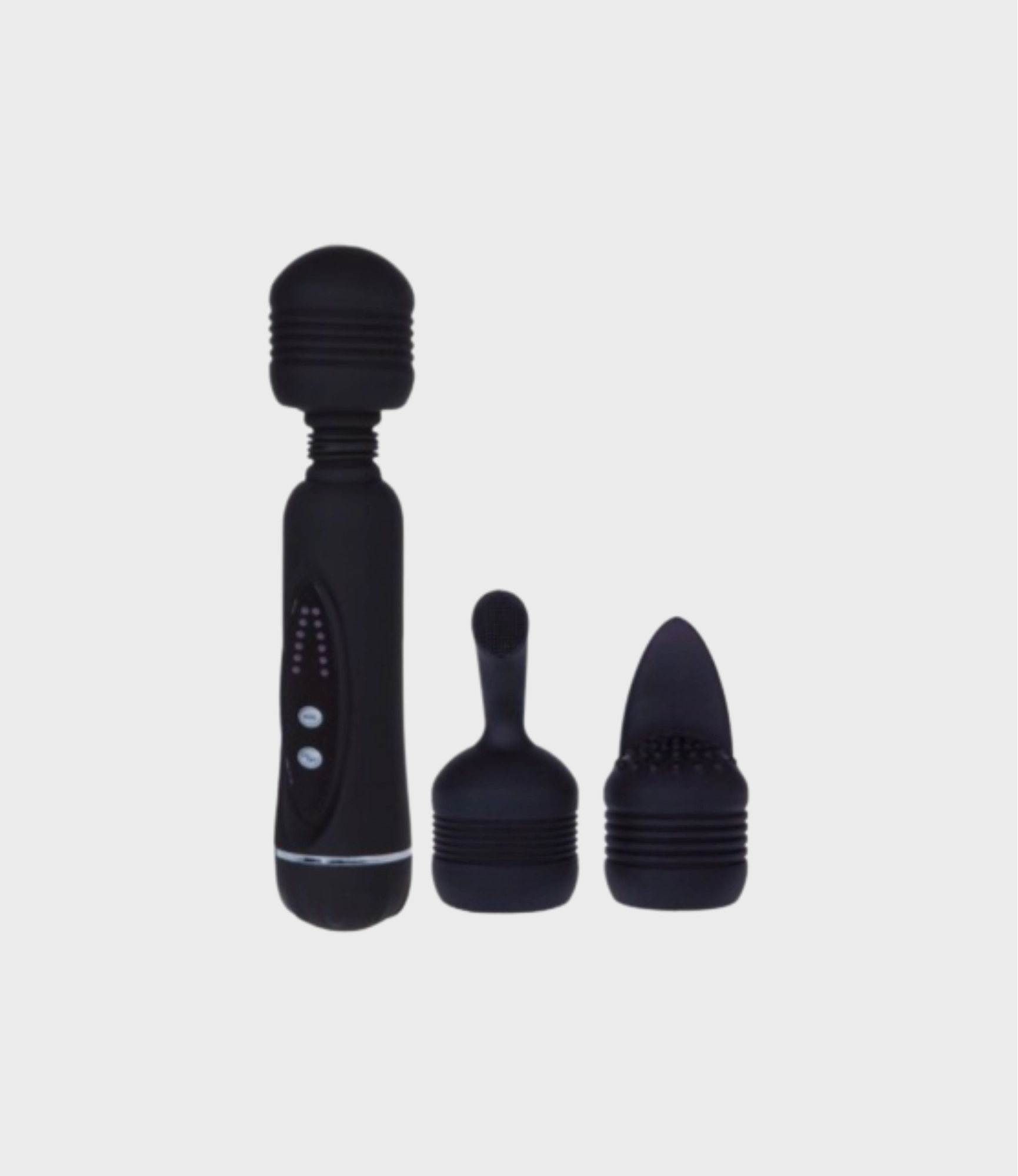 Masajeador Pretty Love Magical con sus 3 cabezales intercambiables