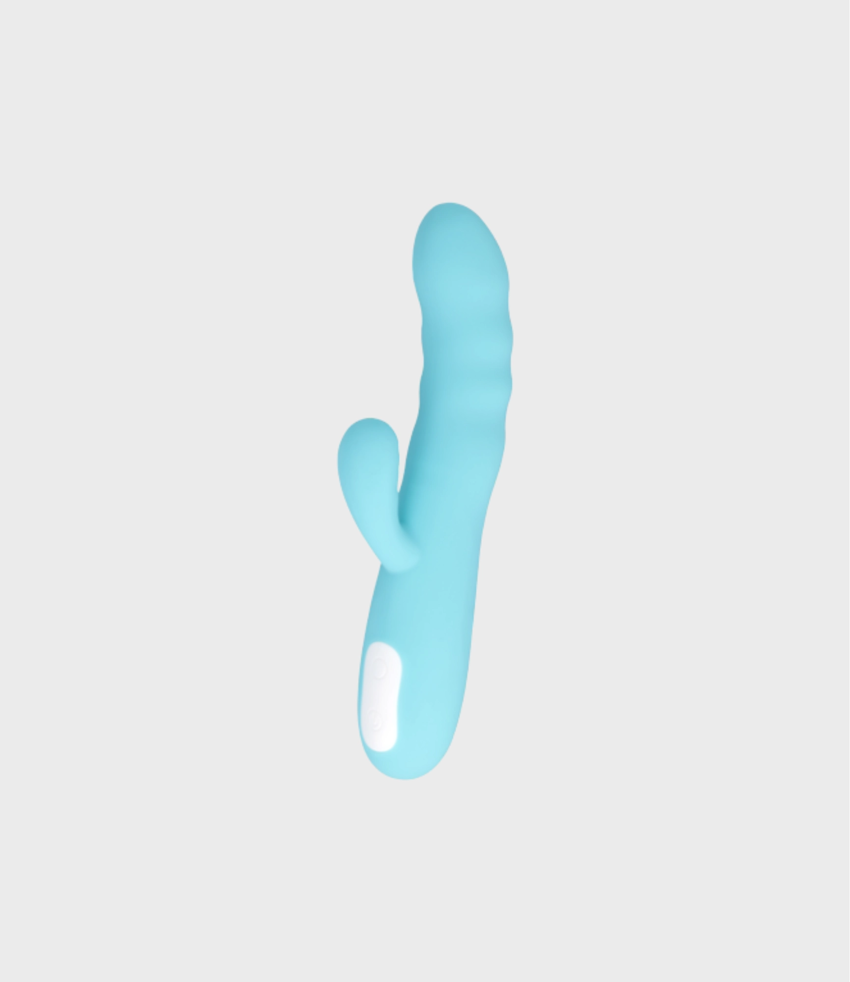 Vibrador rabbit Mia Eiffel azul turquesa, vista frontal alternativa