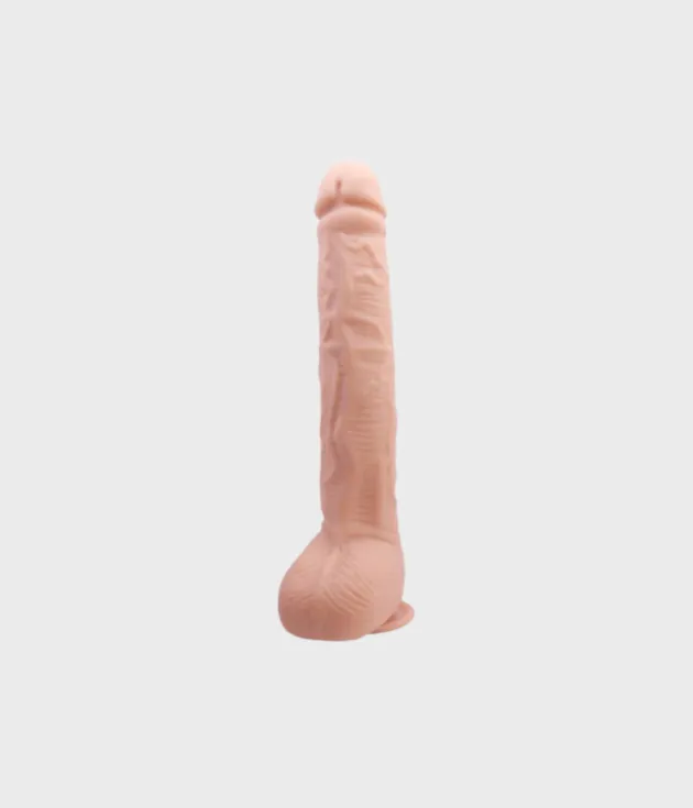Detalle del cuerpo del dildo Baile con textura venosa