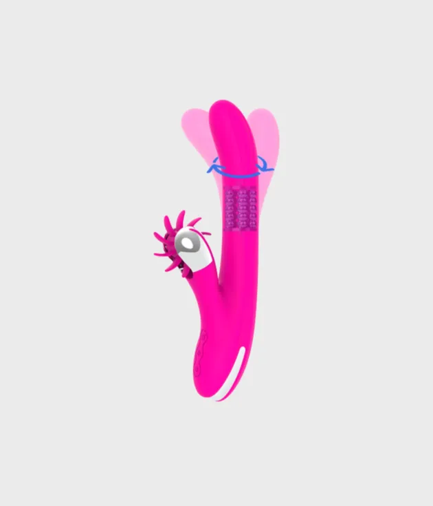 Vibrador rabbit Diversia Bunny Rotation rosa fucsia
