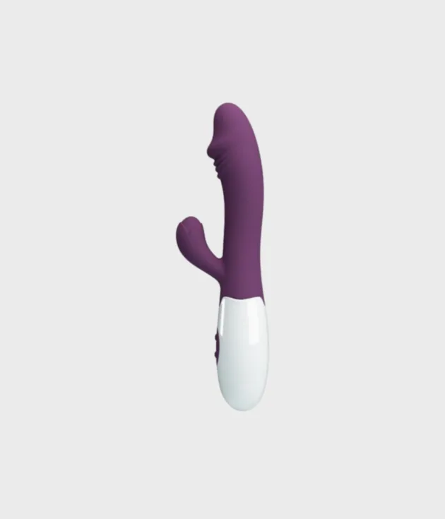 Vibrador Pretty Love Snappy morado, vista frontal completa