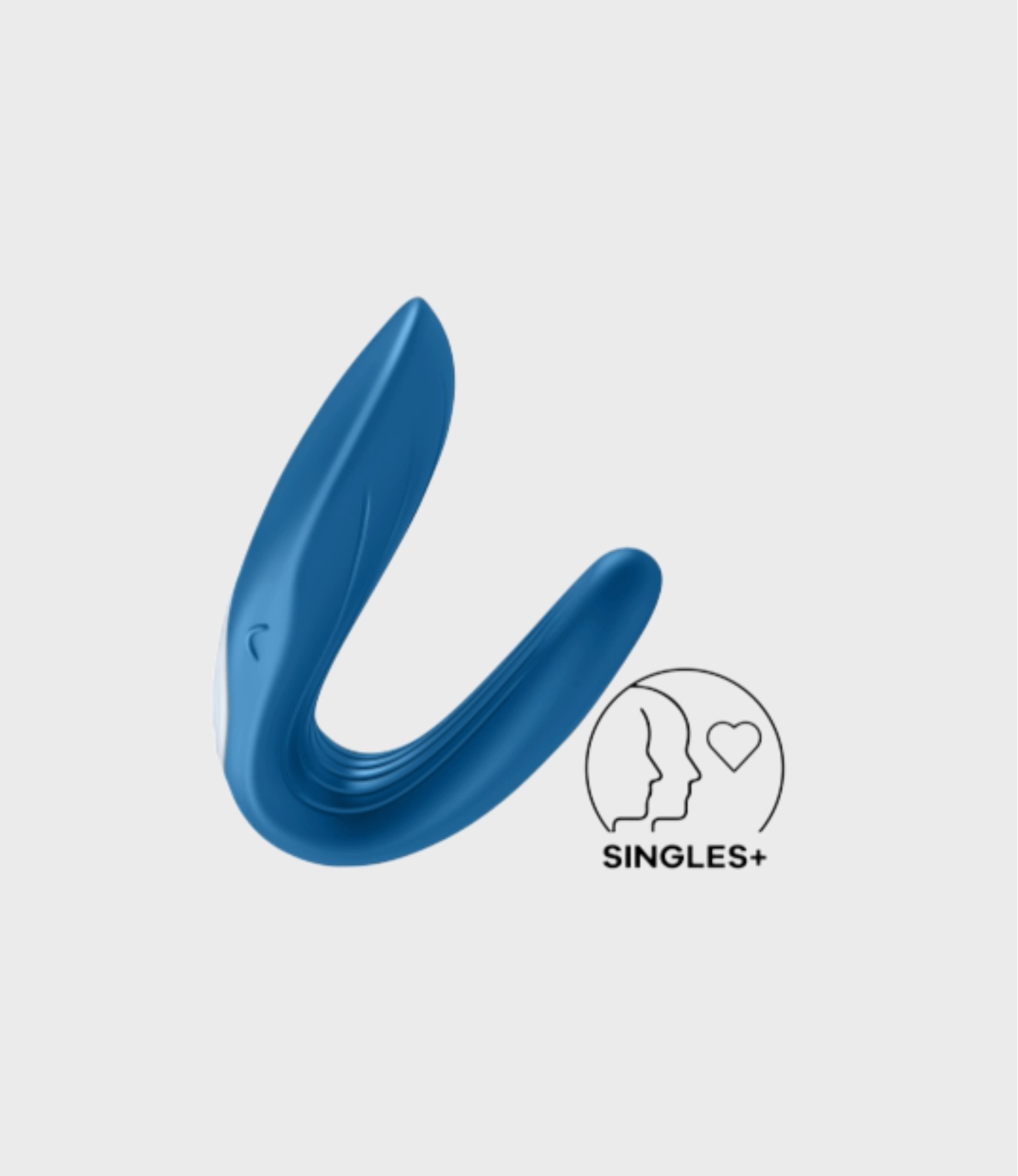 Satisfyer Double Whale vibrador para parejas azul