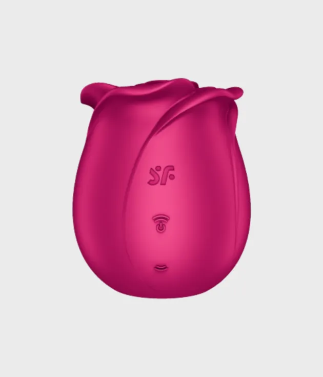 Satisfyer Pro 2 Classic Blossom vista trasera y botones de control
