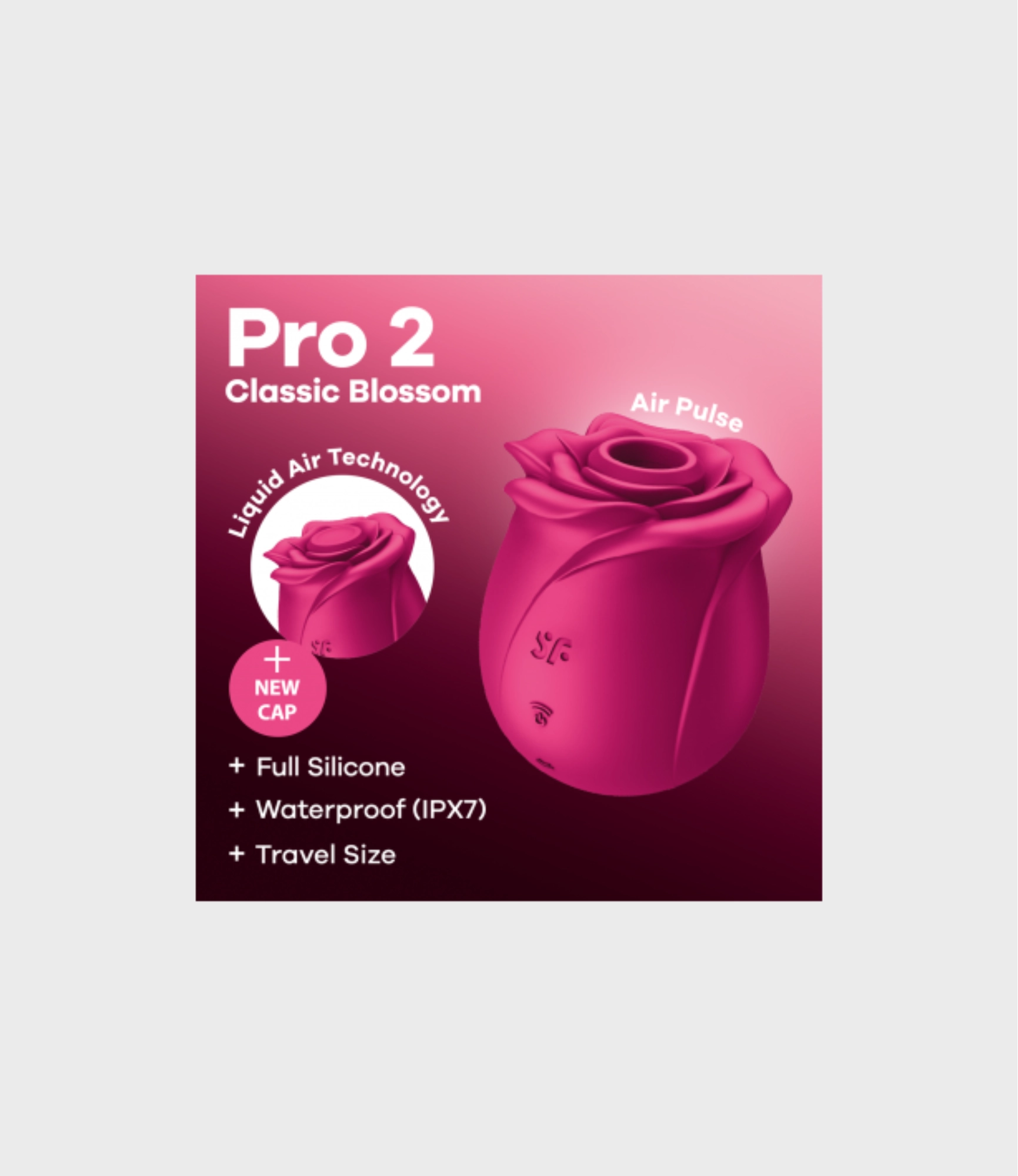 Satisfyer Pro 2 Classic Blossom características y tecnología Air Pulse