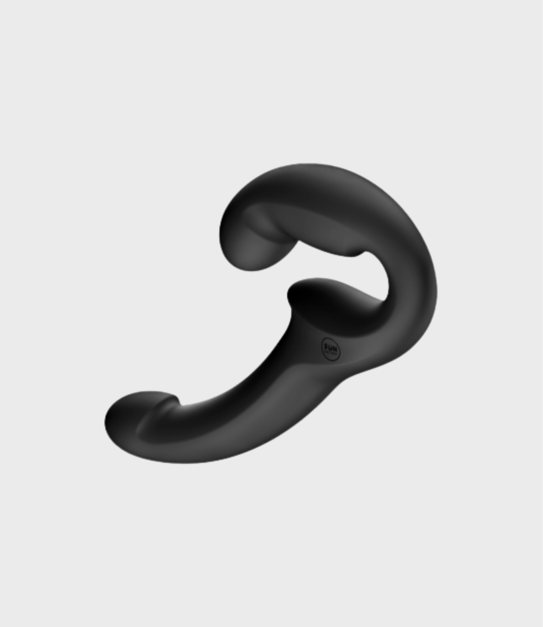 Share Lite vibrador negro detalle de su diseño curvado